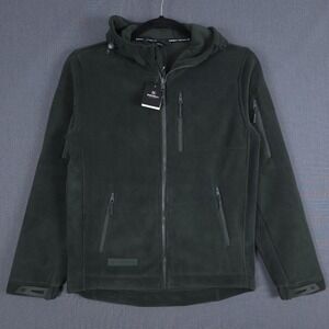 Baerskin Tactical Hoodie 4.0 Mens Small Dark Green Full Zip Outdoor Jacket New